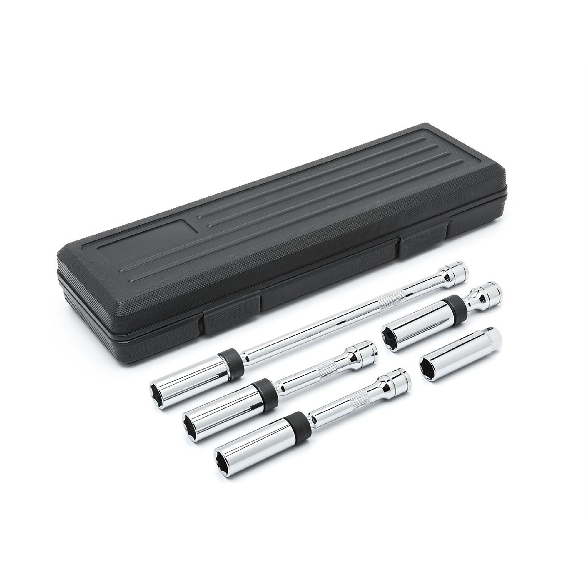 GearWrench Magnetic Swivel Spark Plug Socket Set — 5-Piece, 3/8in. Drive, 6-Point, Alloy Steel, Model# KDT80601
